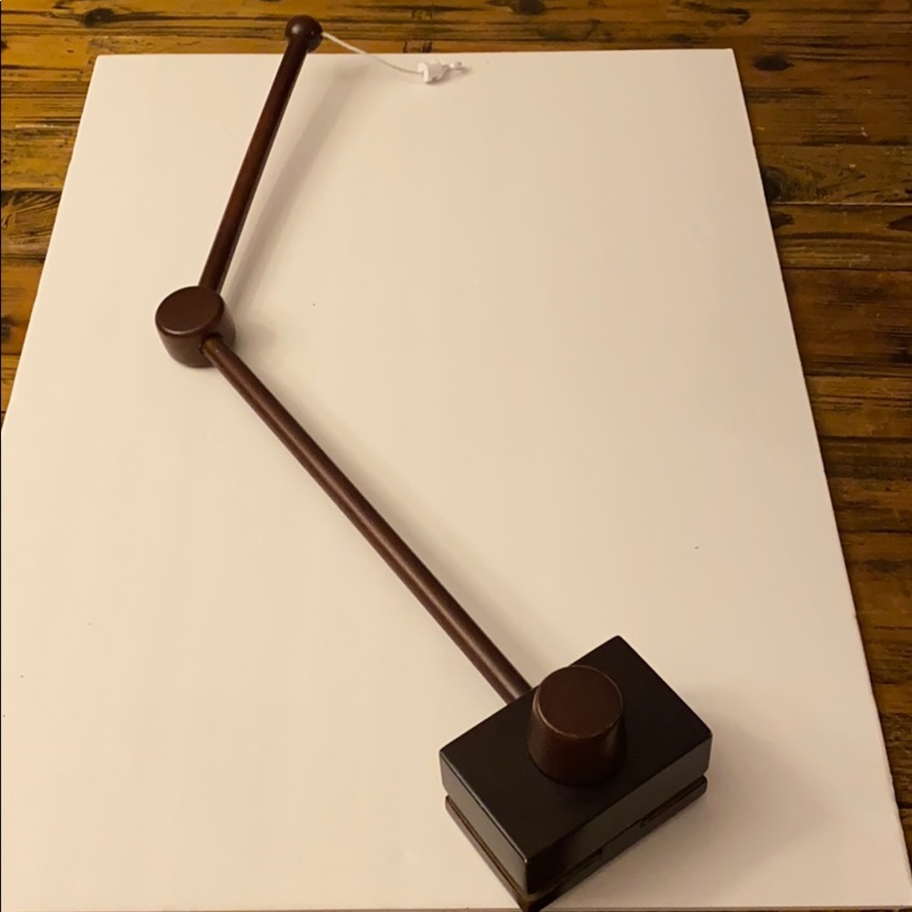 Pottery Barn Kids Brown and White Adjustable Wall Lamp Arm